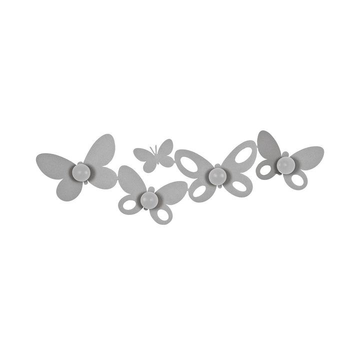 Butterfly - Appendiabiti da parete - Arti e Mestieri