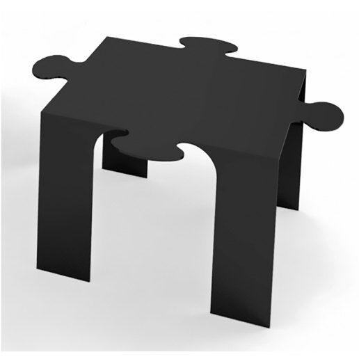 Puzzle table out Nero - Tavolino da parete - CAOSCREO