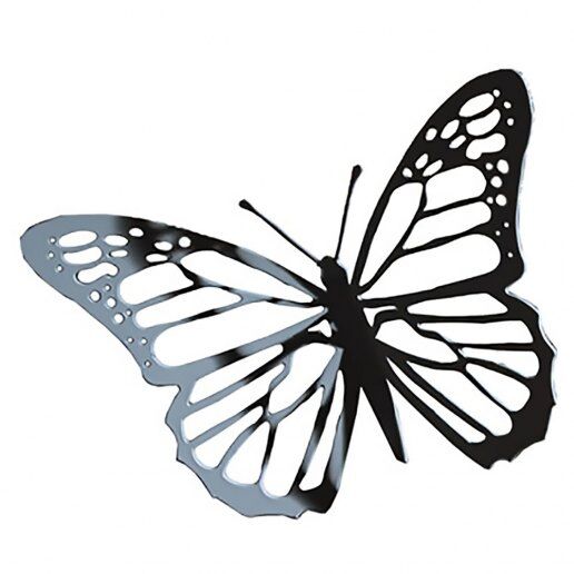 Farfalla in metallo traforato (grande) - KARMAN