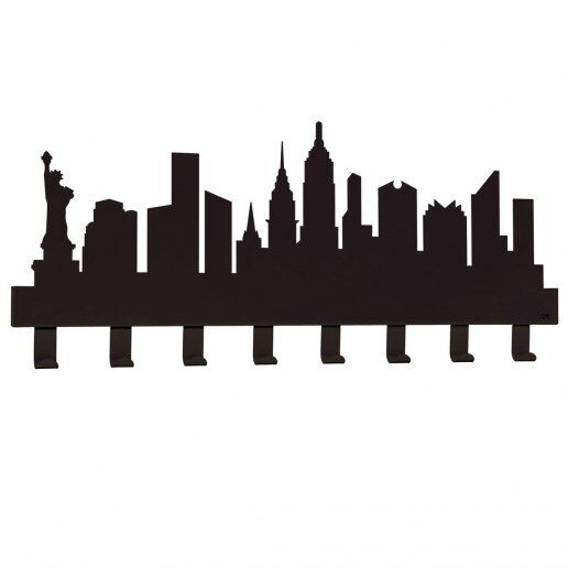 New York - Appendiabiti da parete - Arti e Mestieri
