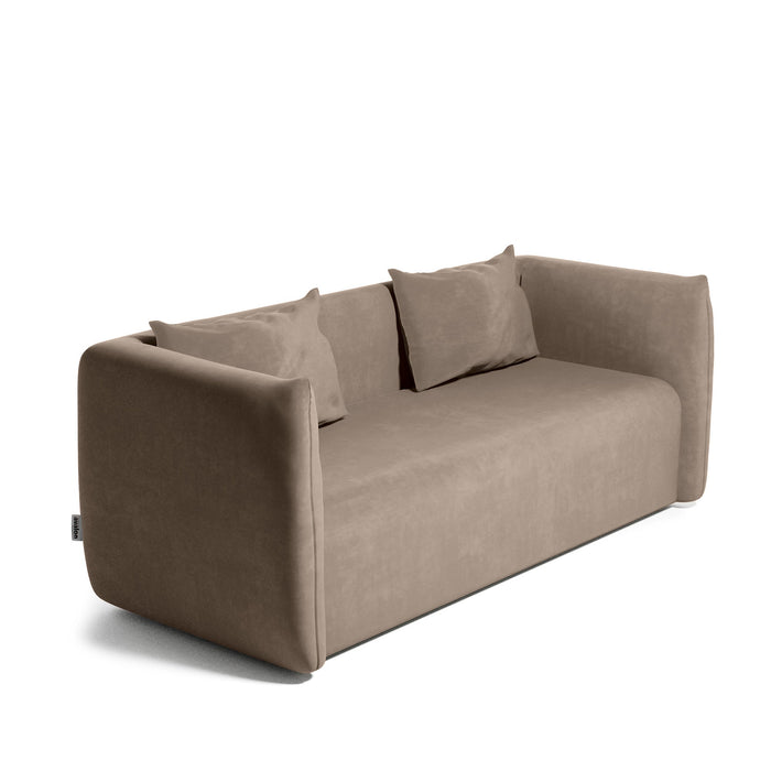 Poltrona Hug Avalon in Velluto per Sala d'attesa o Zona Living Dim: 84x84x H68cm