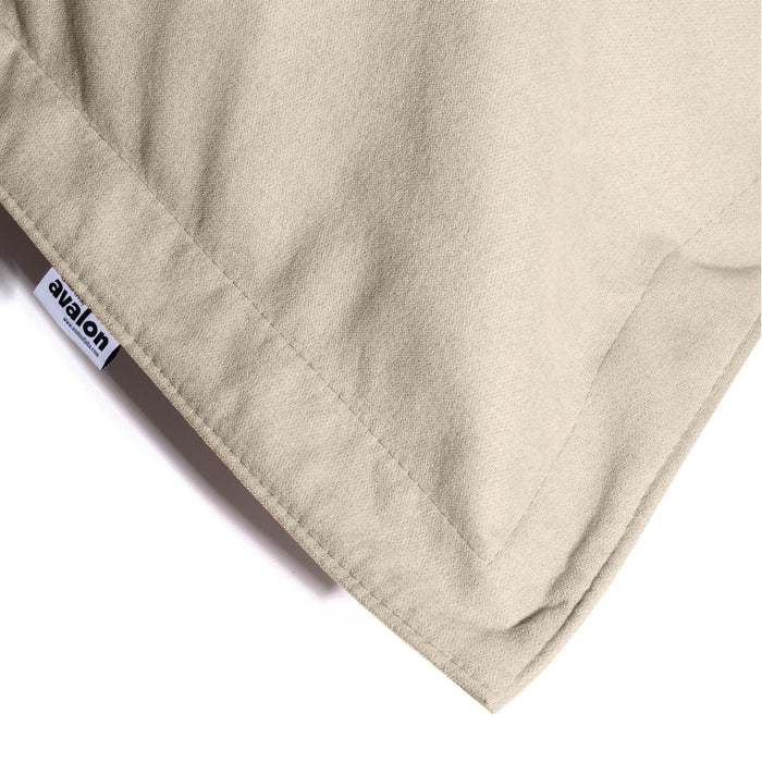 Pouf poltrona Cuscino Thin square in tessuto antimacchia Dali per interno dim.140x140 cm