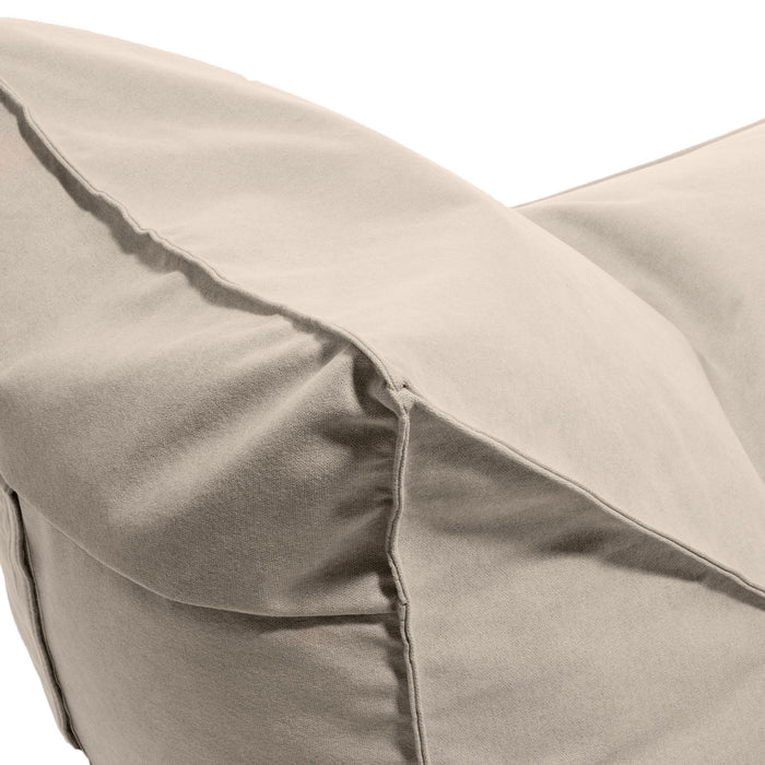 Pouf Poltrona Badd in tessuto antimacchia Dali Dim. 70x105 cm
