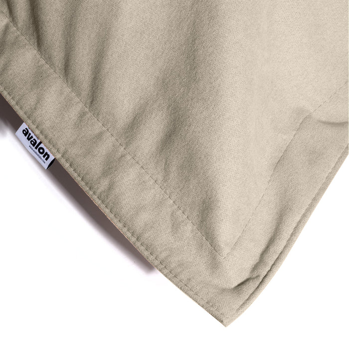 Pouf poltrona Cuscino Thin square in tessuto antimacchia Dali per interno dim.140x140 cm