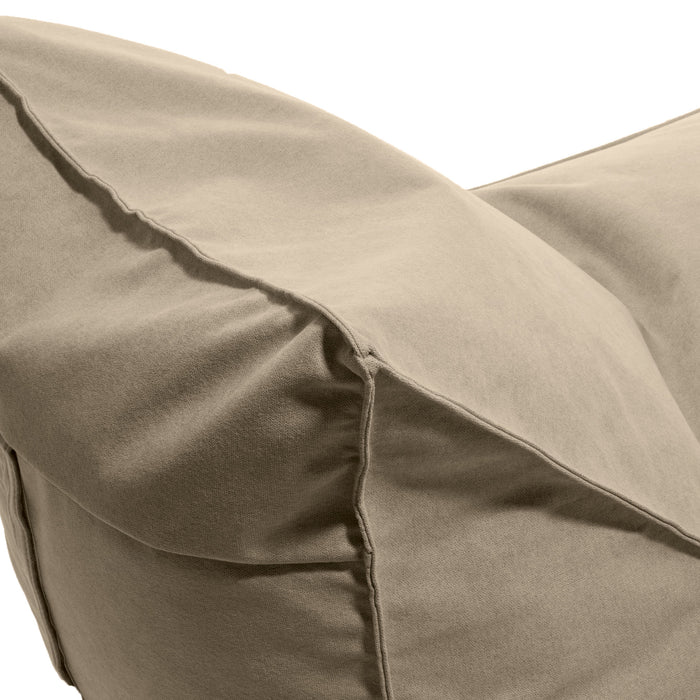Pouf Poltrona Badd in tessuto antimacchia Dali Dim. 70x105 cm