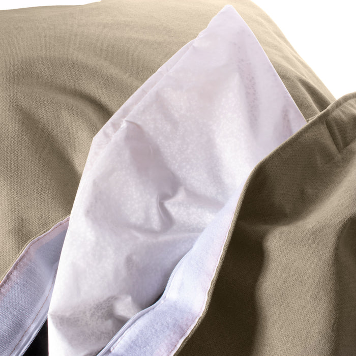 Pouf poltrona Cuscino Thin medio in tessuto antimacchia Dali per interno dim.90x135 cm