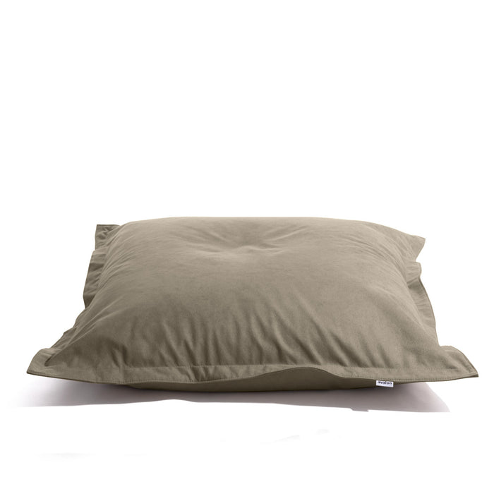 Pouf poltrona Cuscino Thin square in tessuto antimacchia Dali per interno dim.140x140 cm