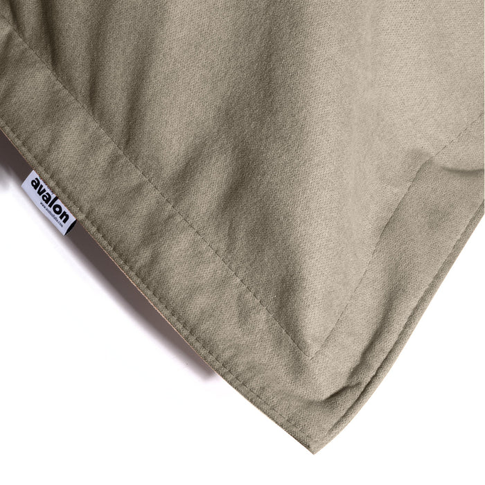 Pouf poltrona Cuscino Thin square in tessuto antimacchia Dali per interno dim.140x140 cm