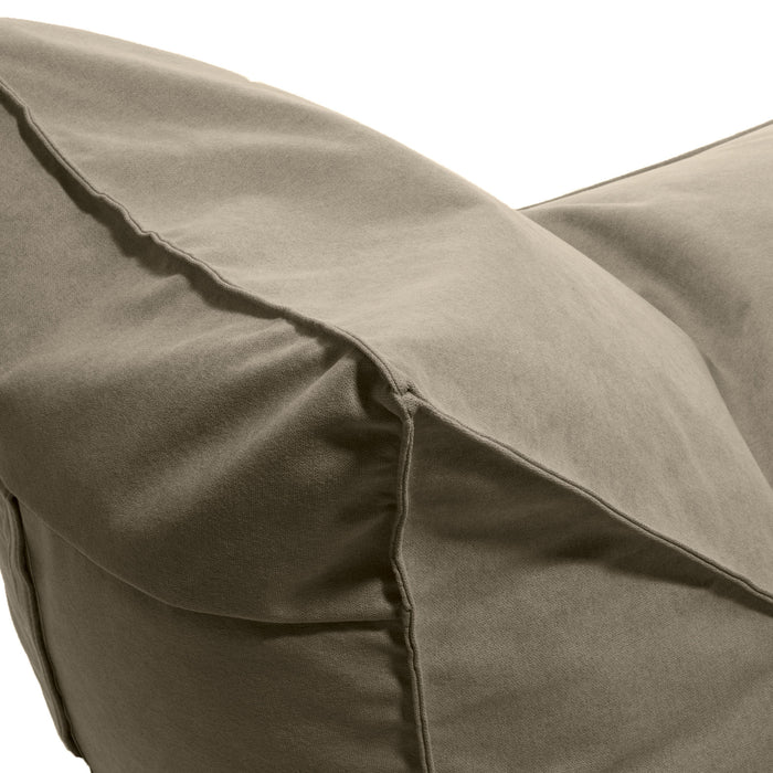 Pouf Poltrona Badd in tessuto antimacchia Dali Dim. 70x105 cm