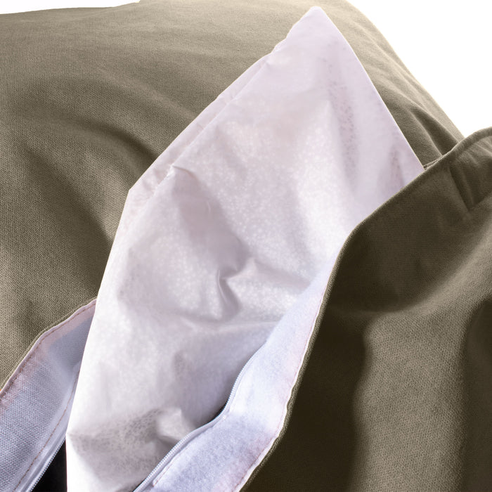Pouf poltrona Cuscino Thin grande in tessuto antimacchia Dali per interno dim.140x175 cm