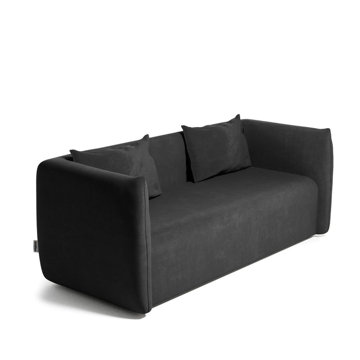 Poltrona Hug Avalon in Velluto per Sala d'attesa o Zona Living Dim: 84x84x H68cm
