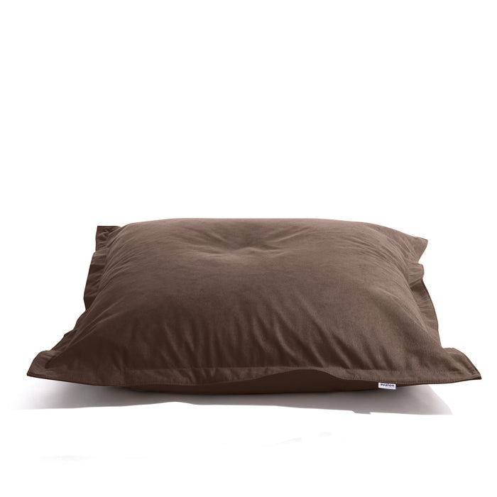Pouf poltrona Cuscino Thin square in tessuto antimacchia Dali per interno dim.140x140 cm