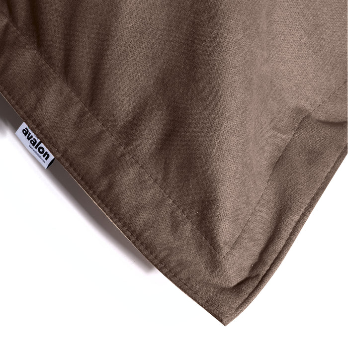 Pouf poltrona Cuscino Thin square in tessuto antimacchia Dali per interno dim.140x140 cm