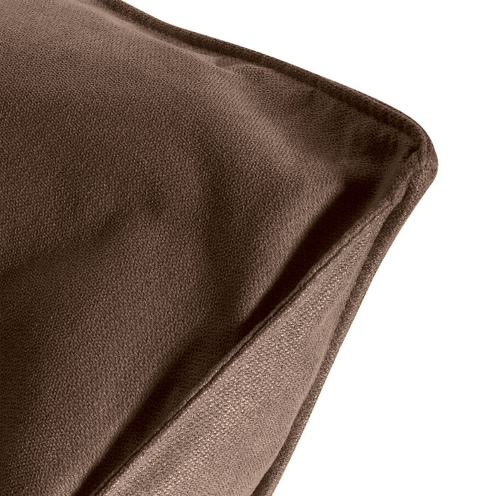 Pouf Badd in tessuto Antimacchia Dali imbottito dim: 45x60x38 cm