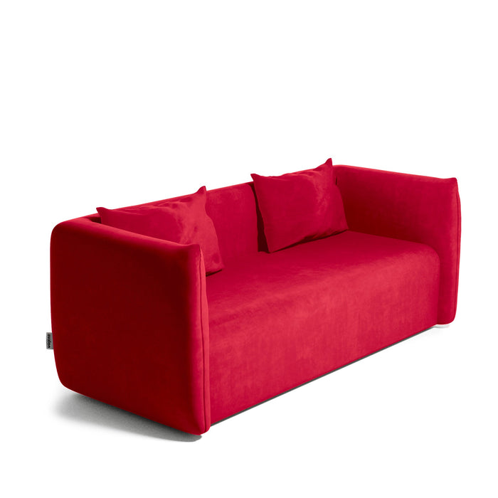 Divano Hug Avalon in Velluto per Sala d'attesa o Zona Living Dim: 84x190xH 68cm