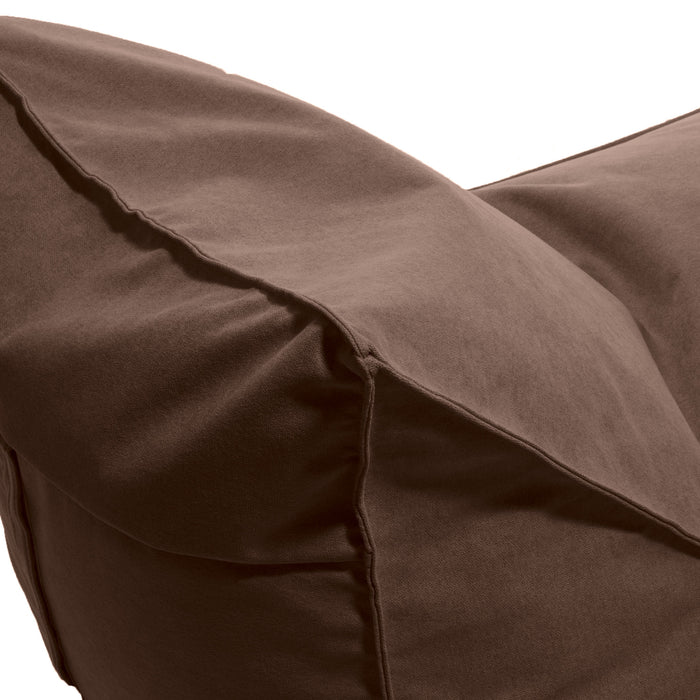 Pouf Poltrona Badd in tessuto antimacchia Dali Dim. 70x105 cm