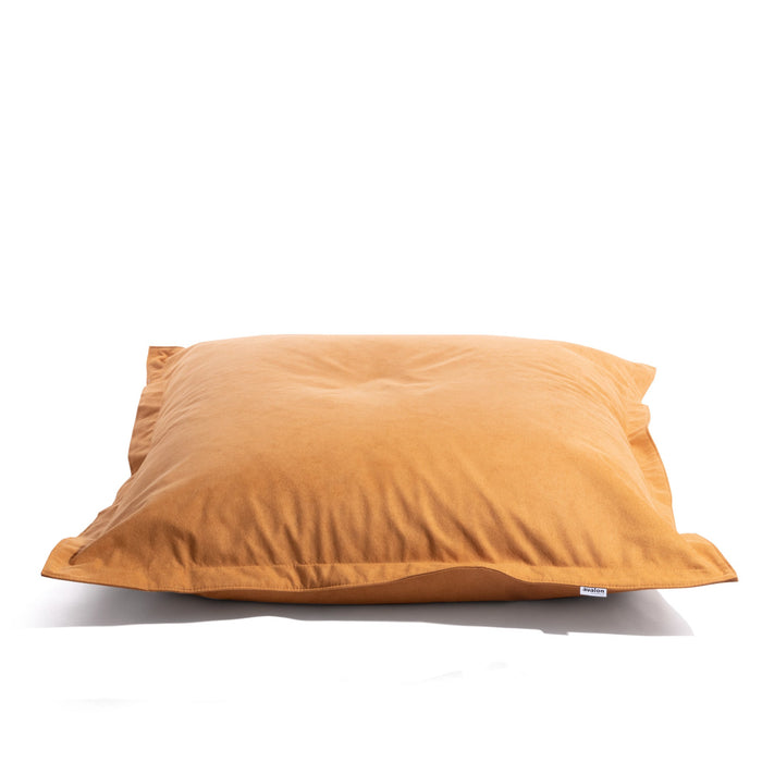 Pouf poltrona Cuscino Thin square in tessuto antimacchia Dali per interno dim.140x140 cm