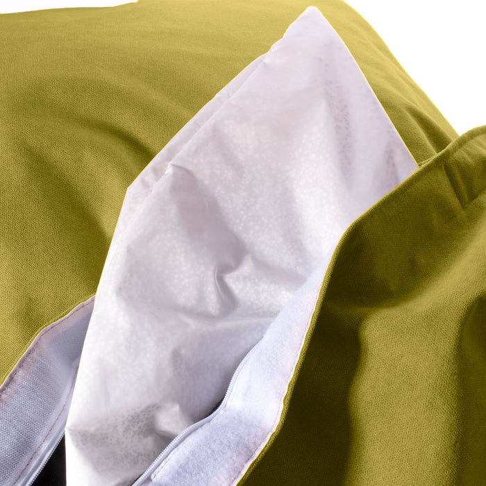 Pouf poltrona Cuscino Thin medio in tessuto antimacchia Dali per interno dim.90x135 cm