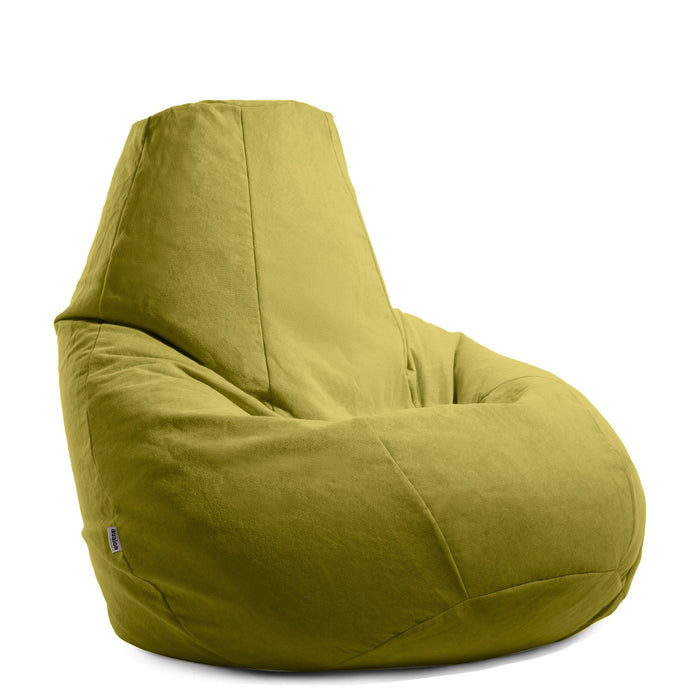 Pouf Poltrona Sacco gigante BAG XXL in tessuto antimacchia Dali dim. 95 x 135 cm