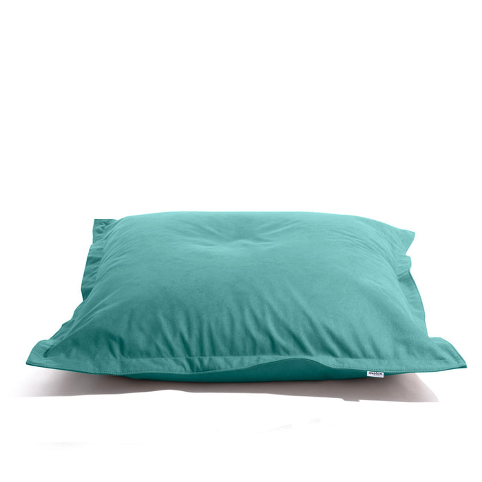 Pouf poltrona Cuscino Thin square in tessuto antimacchia Dali per interno dim.140x140 cm
