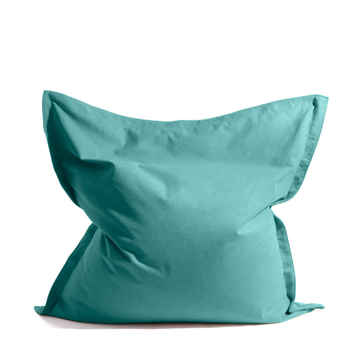 Pouf poltrona Cuscino Thin square in tessuto antimacchia Dali per interno dim.140x140 cm