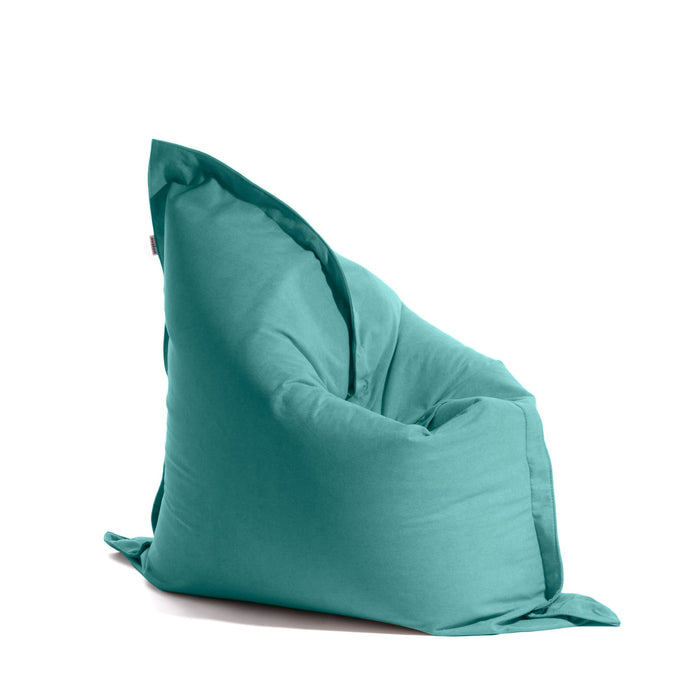 Pouf poltrona Cuscino Thin square in tessuto antimacchia Dali per interno dim.140x140 cm