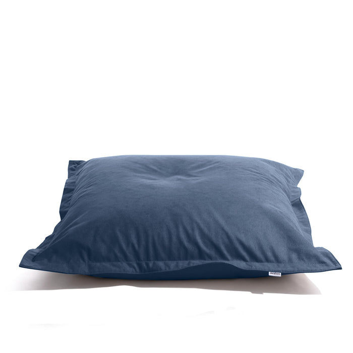 Pouf poltrona Cuscino Thin square in tessuto antimacchia Dali per interno dim.140x140 cm