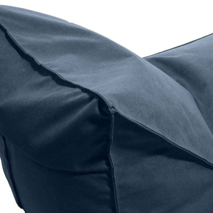 Pouf Poltrona Badd in tessuto antimacchia Dali Dim. 70x105 cm