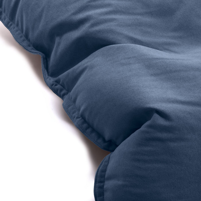 Pouf poltrona Cuscino Thin grande in tessuto antimacchia Dali per interno dim.140x175 cm