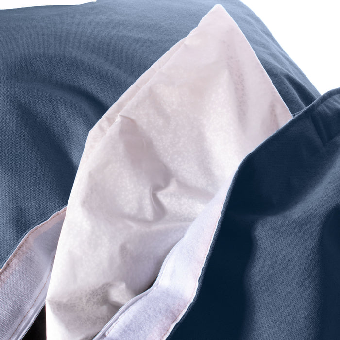 Pouf poltrona Cuscino Thin grande in tessuto antimacchia Dali per interno dim.140x175 cm