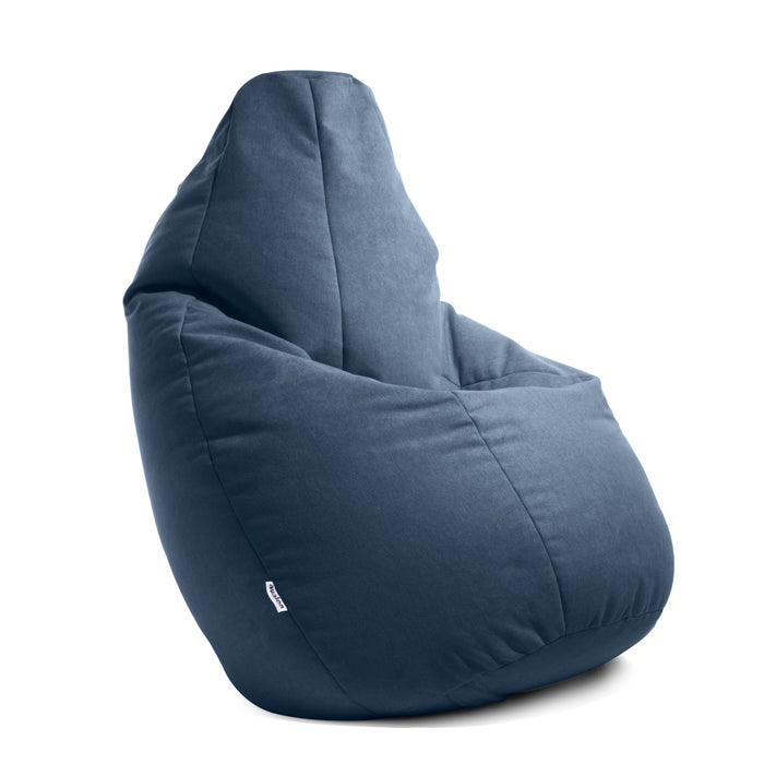 Pouf Poltrona Sacco media BAG L in tessuto antimacchia Dali dim. 80 x 125 cm