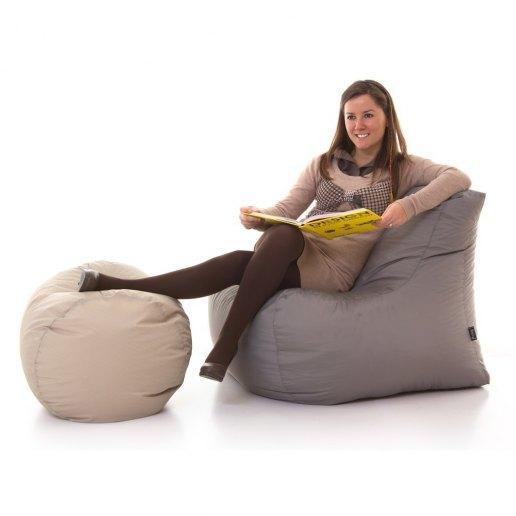 Avalon Pouf Poltrona Lady Jive Imbottita Made in Italy Dimensioni 80x80 cm