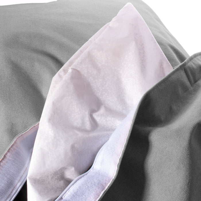 Pouf poltrona Cuscino Thin medio in tessuto antimacchia Dali per interno dim.90x135 cm
