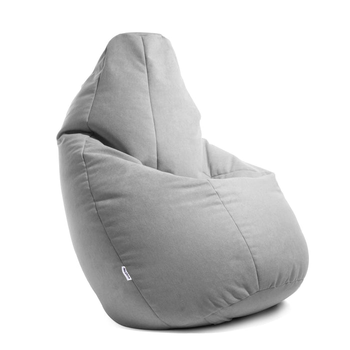 Pouf Poltrona Sacco media BAG L in tessuto antimacchia Dali dim. 80 x 125 cm