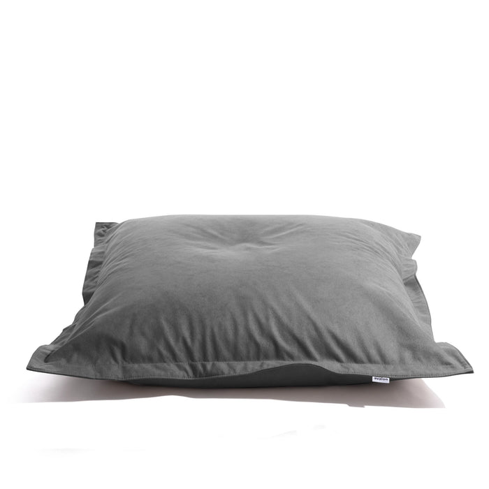 Pouf poltrona Cuscino Thin square in tessuto antimacchia Dali per interno dim.140x140 cm