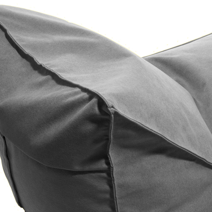Pouf Poltrona Badd in tessuto antimacchia Dali Dim. 70x105 cm