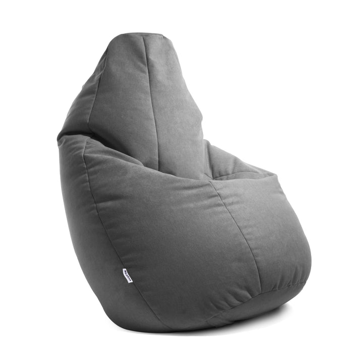Pouf Poltrona Sacco media BAG L in tessuto antimacchia Dali dim. 80 x 125 cm