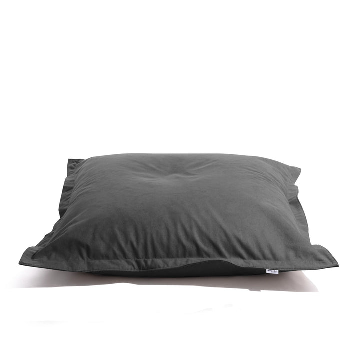 Pouf poltrona Cuscino Thin square in tessuto antimacchia Dali per interno dim.140x140 cm