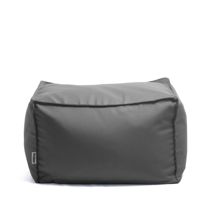 Pouf Badd in tessuto Antimacchia Dali imbottito dim: 45x60x38 cm