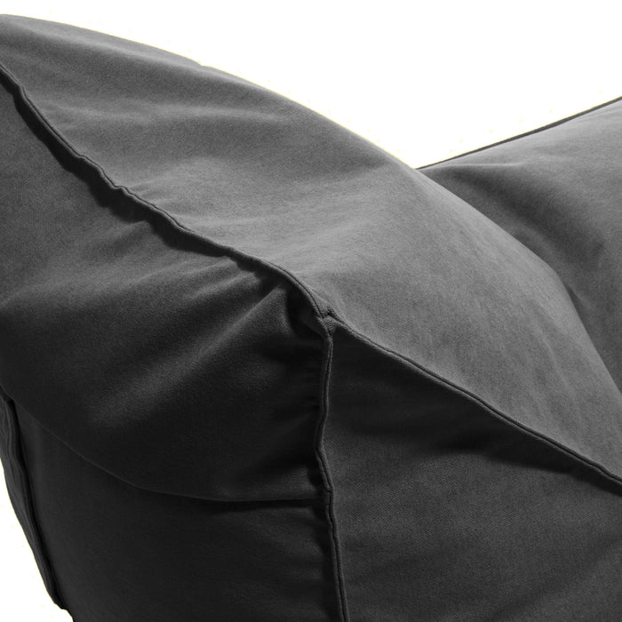 Pouf Poltrona Badd in tessuto antimacchia Dali Dim. 70x105 cm