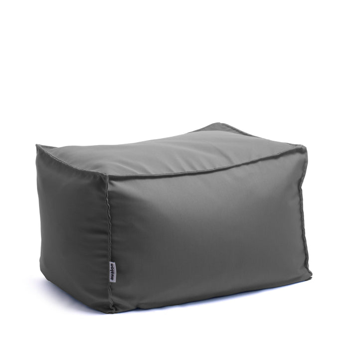 Pouf Badd in tessuto Antimacchia Dali imbottito dim: 45x60x38 cm