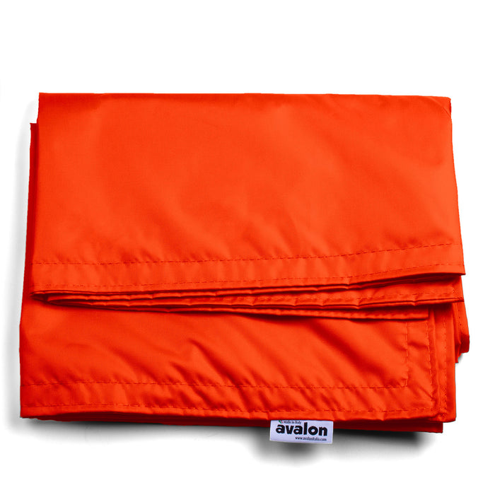 Pouf Cuscino Thin medio sacca vuota in tessuto antistrappo impermeabile Jive per interno dim.135x90 cm