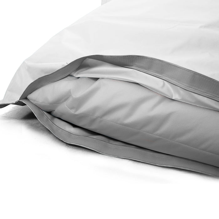 Pouf Cuscino Thin medio sacca vuota in tessuto antistrappo impermeabile Jive per interno dim.135x90 cm