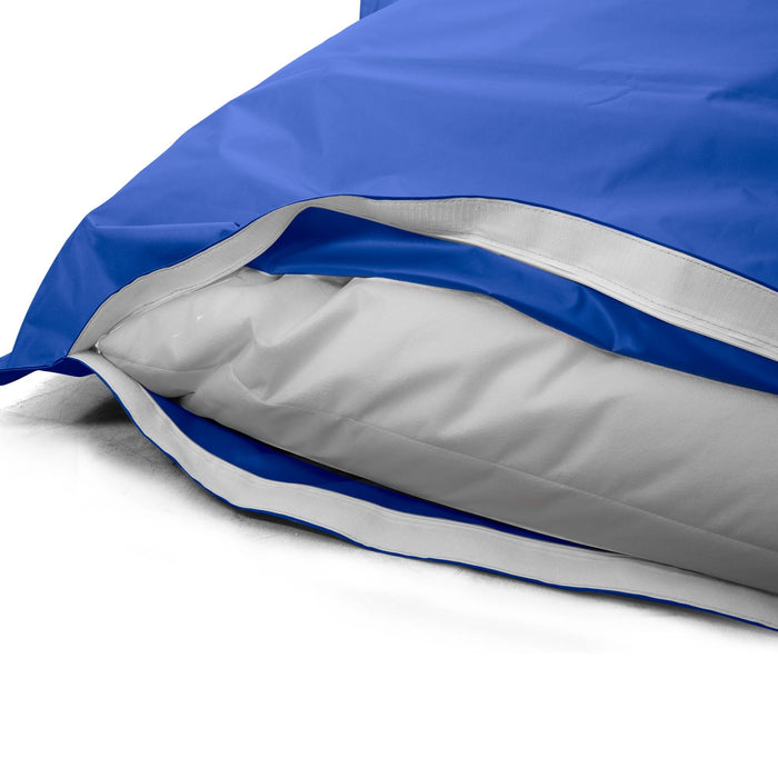 Pouf Cuscino Thin gigante sacca vuota in tessuto antistrappo impermeabile Jive per interno dim.200x140cm