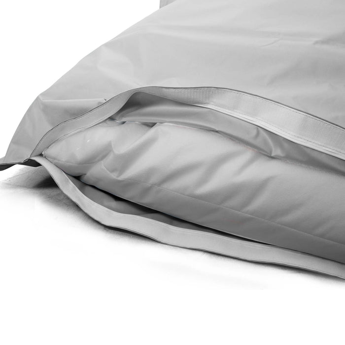 Pouf Cuscino Thin medio sacca vuota in tessuto antistrappo impermeabile Jive per interno dim.135x90 cm