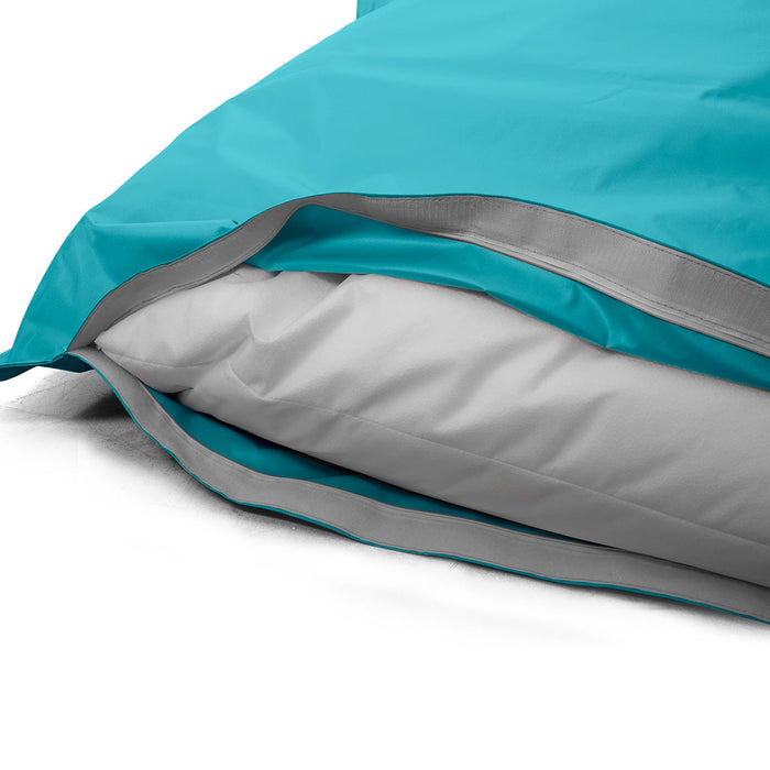 Pouf Cuscino Thin gigante sacca vuota in tessuto antistrappo impermeabile Jive per interno dim.200x140cm