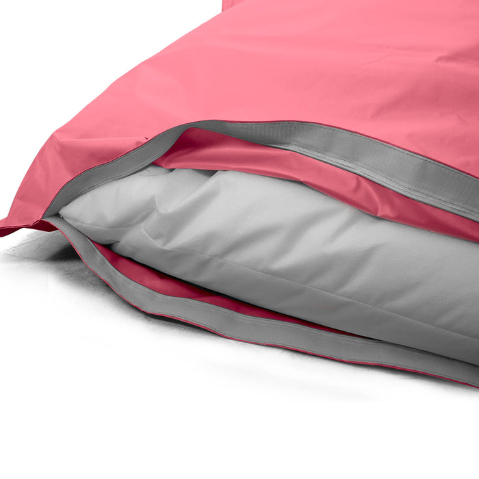 Pouf Cuscino Thin gigante sacca vuota in tessuto antistrappo impermeabile Jive per interno dim.200x140cm