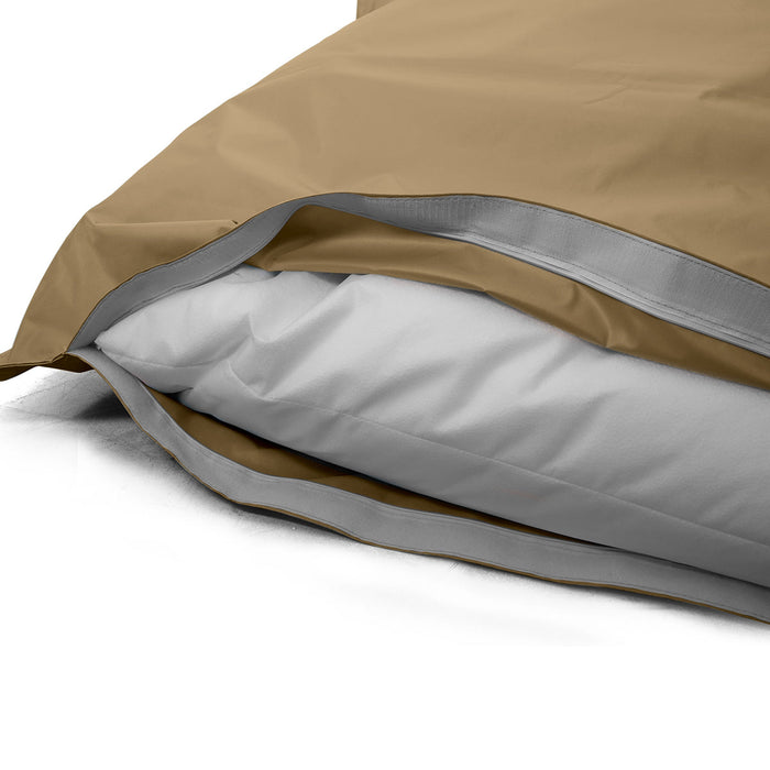 Pouf Cuscino Thin gigante sacca vuota in tessuto antistrappo impermeabile Jive per interno dim.200x140cm