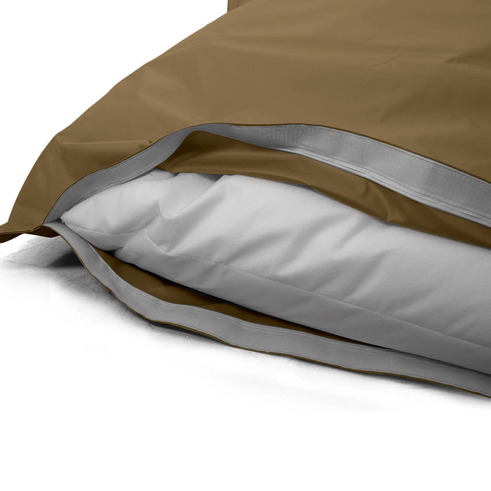 Pouf Cuscino Thin medio sacca vuota in tessuto antistrappo impermeabile Jive per interno dim.135x90 cm
