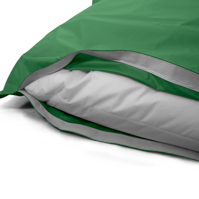 Pouf Cuscino Thin medio sacca vuota in tessuto antistrappo impermeabile Jive per interno dim.135x90 cm